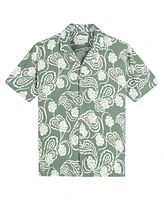 Ben Sherman Men's Paisley Swirl Print Short Sleeve Shirt