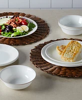 Corelle Hushed Lines 12-Pc. Dinnerware Set, Service for 4