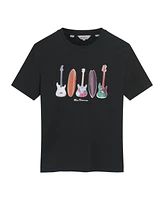 Ben Sherman Men's Surf N Guitars Short Sleeve T-Shirt