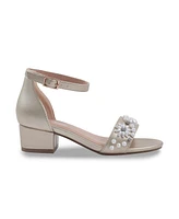 Kenneth Cole Reaction Little and Big Girls Cultivated Pearl Farah Heel Sandal