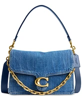 Coach Denim Chain Tabby 30 Shoulder Bag