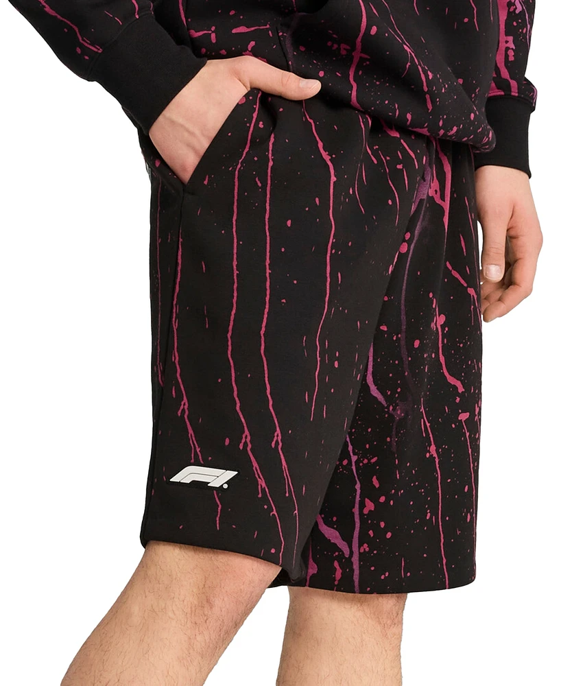 Puma x F1 Men's Splatter Paint Logo Shorts