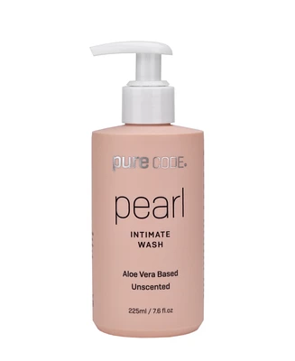 Purecode Pearl Probiotic Aloe Vera-Based-Unscented Intimate Wash