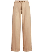 Lauren Ralph Wide-Leg 100% Linen Pants, Regular & Petite