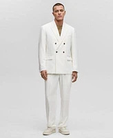 Mode Of One Mens Relaxed Fit Double Breasted Blazer Suit Pants Exclusively At Macys