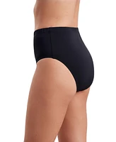 ShapeSolver by Mimi Flamingo Women's Solid Bottoms Basic Brief Swimsuit Bottom