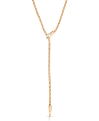 Ettika Serpentina Lariat Bolo Tie Necklace