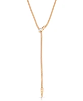 Ettika Serpentina Lariat Bolo Tie Necklace