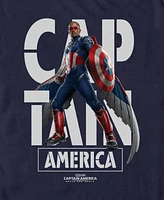 Marvel Men's Cap Name Short Sleeve T-Shirt
