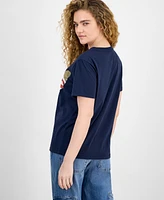Grayson Threads, The Label Juniors' Usa Teddy Bear Graphic T-Shirt