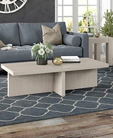 Hudson & Canal 54" Elna Wide Rectangular Coffee Table
