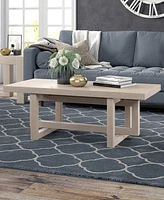 Hudson & Canal 47" Breslow Wide Rectangular Coffee Table