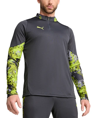 Puma Men's Swirl Pattern Quarter-Zip Shirt