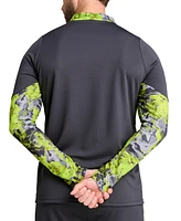 Puma Men's Swirl Pattern Quarter-Zip Shirt