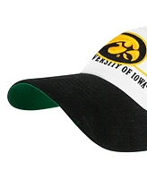 '47 Brand Men's White Iowa Hawkeyes Gridiron Clean Up Adjustable Hat