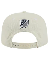 New Era Men's Cream San Diego Fc 2025 Kickoff Snapback Golfer Hat