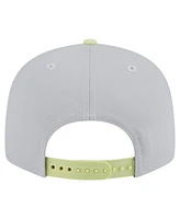 New Era Men's Gray/Yellow Boston Celtics Color Pack Two-Tone 9FIFTY Snapback Hat