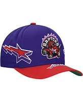 Mitchell & Ness Men's Purple/Red Toronto Raptors AS2K Stars Pro Crown Adjustable Hat
