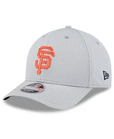 New Era Men's Gray San Francisco Giants 2025 Mlb Clubhouse 9FORTY M-Crown Adjustable Hat