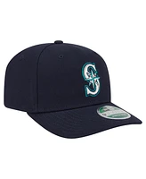 New Era Men's Navy Seattle Mariners Player Replica 9SEVENTY Adjustable Hat