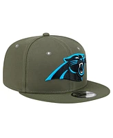 New Era Men's Olive Carolina Panthers Main 9FIFTY Snapback Hat