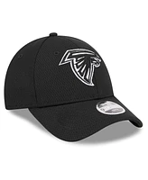 New Era Big Boys and Girls Black Atlanta Falcons Main B-Dub 9FORTY Adjustable Hat