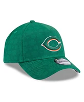 New Era Men's Kelly Green Cincinnati Reds St. Patrick's Day A-Frame 9FORTY Adjustable Hat