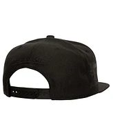 Mitchell & Ness Men's Black Tampa Bay Lightning Soul Strike Tonal Snapback Hat