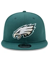 New Era Men's Midnight Green Philadelphia Eagles Super Bowl Lix Champions Side Patch 9FIFTY Snapback Hat