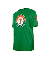 New Era Men's Kelly Green Texas Rangers St. Patrick's Day Shamrock Fill T-Shirt