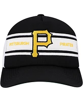 Mitchell & Ness Men's Black Pittsburgh Pirates Sideline Trucker Adjustable Hat