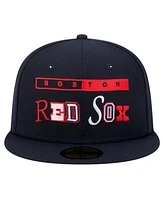 New Era Men's Navy Boston Red Sox Ransom 59FIFTY Fitted Hat