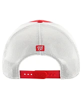 '47 Brand Men's Red Washington Nationals Downburst Trucker Adjustable Hat