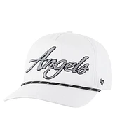 '47 Brand Men's White Los Angeles Angels Overhand Speckle Hitch Rope Adjustable Hat