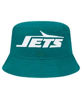 New Era Men's Green York Jets Helmet Bucket Hat