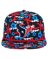 New Era Men's Navy Houston Texans Wakey Golfer Snapback Hat