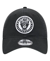 New Era Men's Black Philadelphia Union 2025 Kickoff 9TWENTY Adjustable Hat