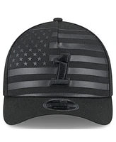 New Era Men's Black Ross Chastain American Flag 9FORTY M-Crown A-Frame Adjustable Hat