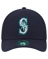 New Era Big Boys and Girls Navy Seattle Mariners Player Replica 9FORTY Adjustable Hat
