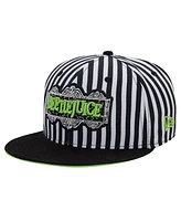 New Era Men's Black Beetlejuice Green Piping 9FORTY Adjustable Hat