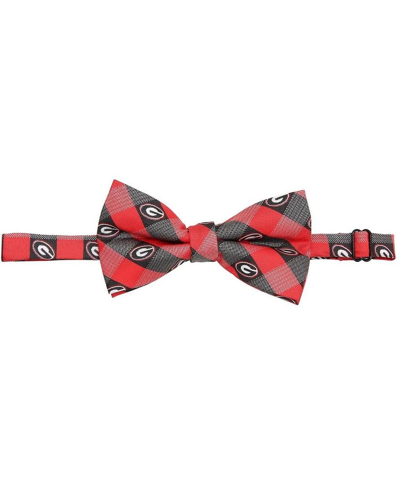 Eagles Wings Georgia Bulldogs Check Bow Tie