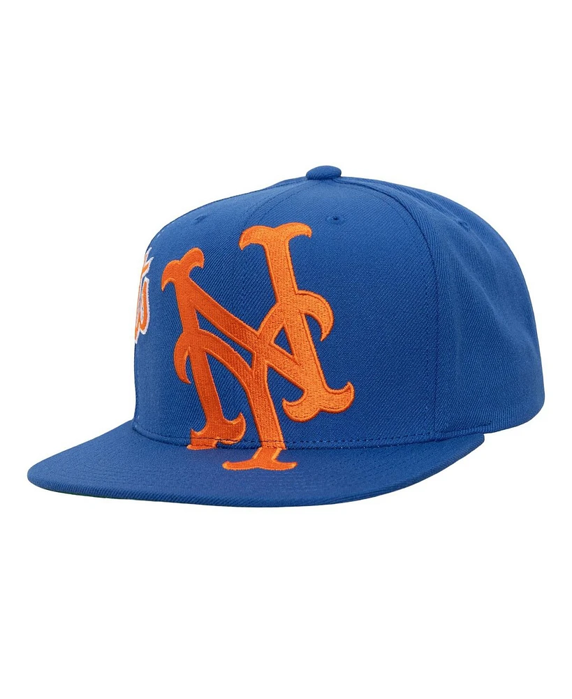 Mitchell & Ness Men's Blue New York Mets Big Time Snapback Hat