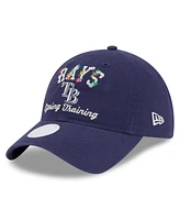 New Era Women's Navy Tampa Bay Rays 2025 Spring Training Floral 9TWENTY Adjustable Hat