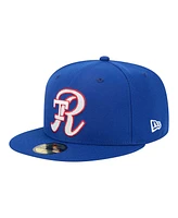 New Era Men's Royal Texas Rangers Duo Logo 2.0 59FIFTY Fitted Hat