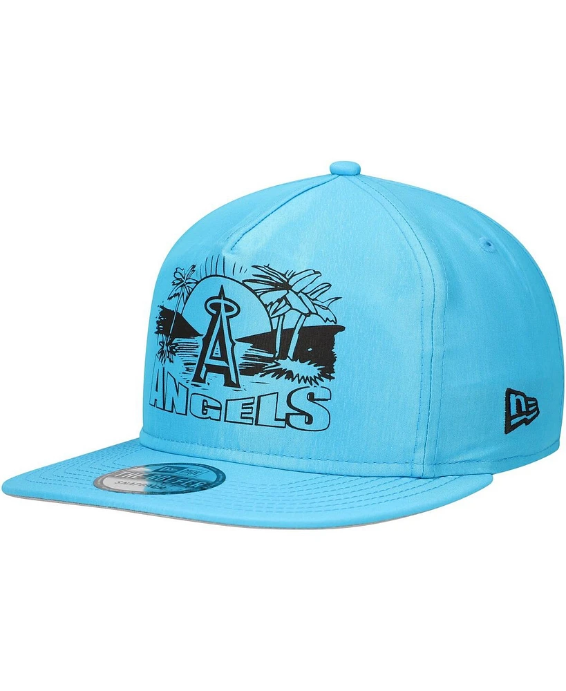 New Era Men's Blue Los Angeles Angels Neon Golfer Snapback Hat