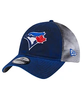 New Era Men's Royal Toronto Blue Jays Team Slick Trucker 9TWENTY Adjustable Hat