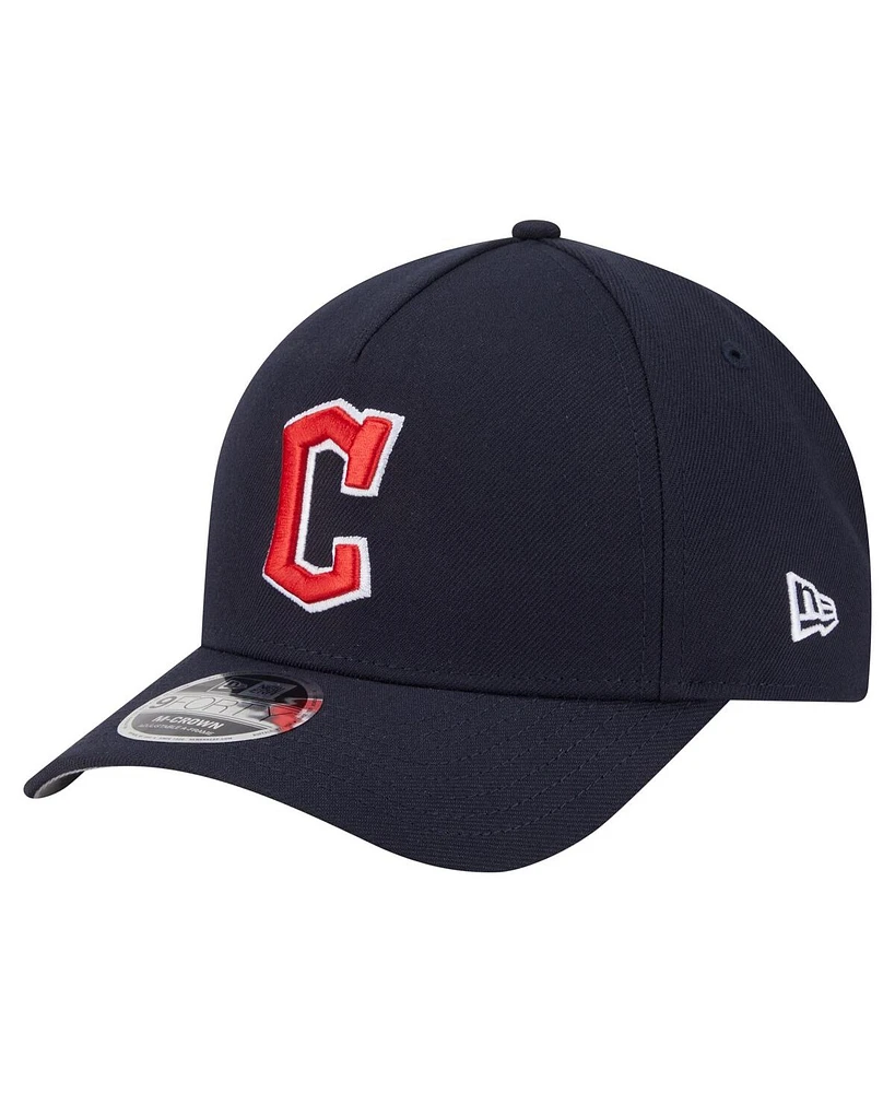 New Era Men's Navy Cleveland Guardians 9FORTY M-Crown Adjustable Hat