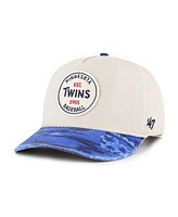 '47 Brand Men's Cream/Navy Minnesota Twins Fiji Rope Hitch Adjustable Hat