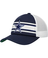 Mitchell & Ness Big Boys and Girls Navy Dallas Cowboys Stripe Trucker Adjustable Hat