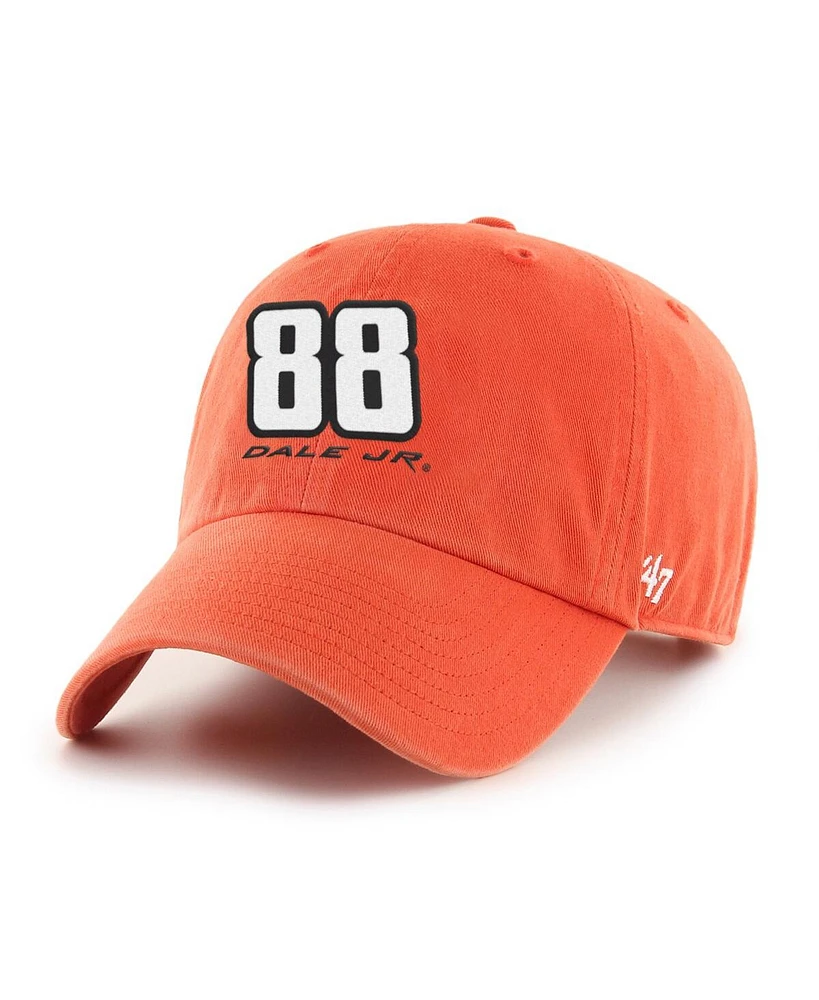 '47 Brand Men's Orange Dale Earnhardt Jr. Clean Up Adjustable Hat